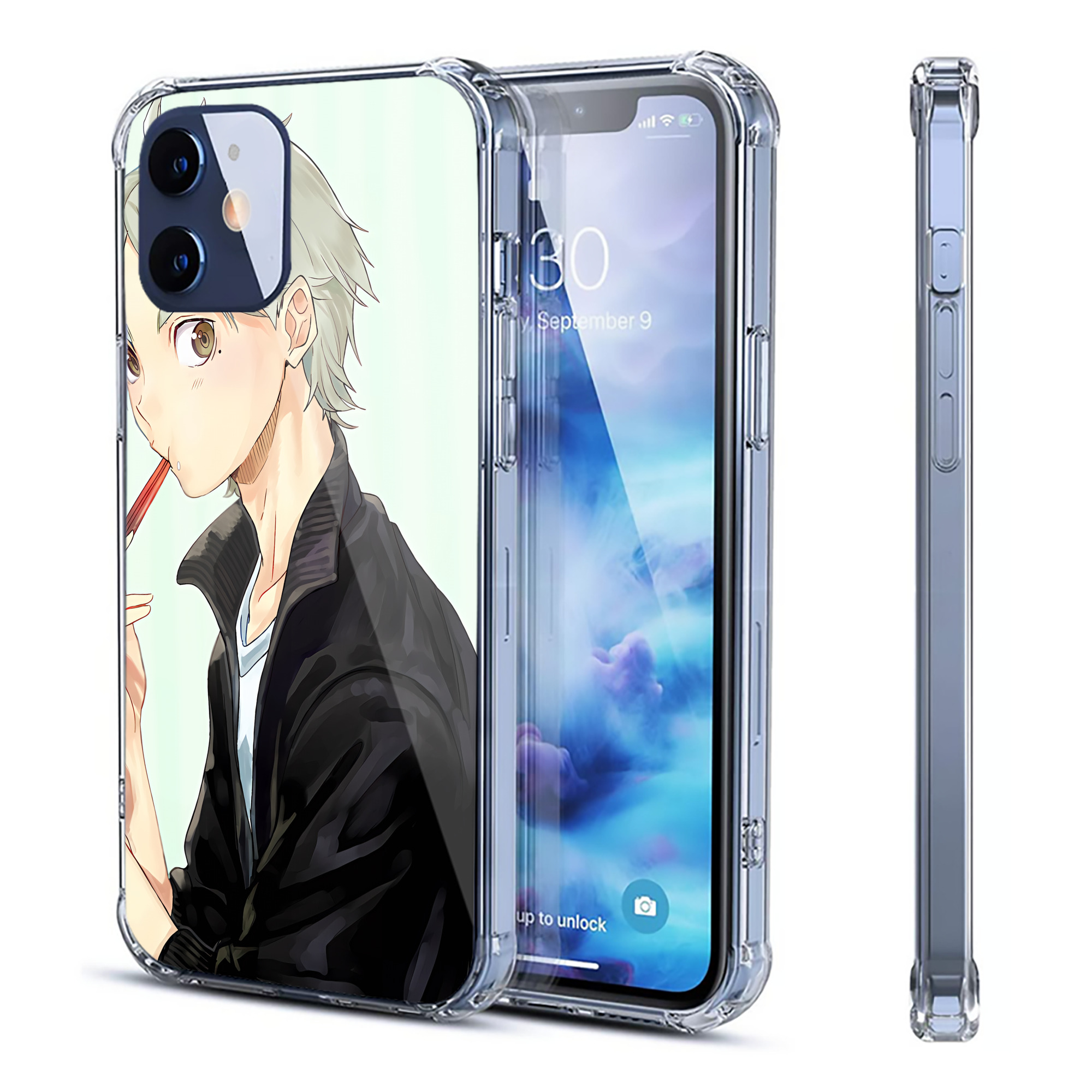 （画像用） ハイキュー!! Haikyu!! 【iPhone 12シリーズ対応】透明スマホケース（クリアソフトケース）